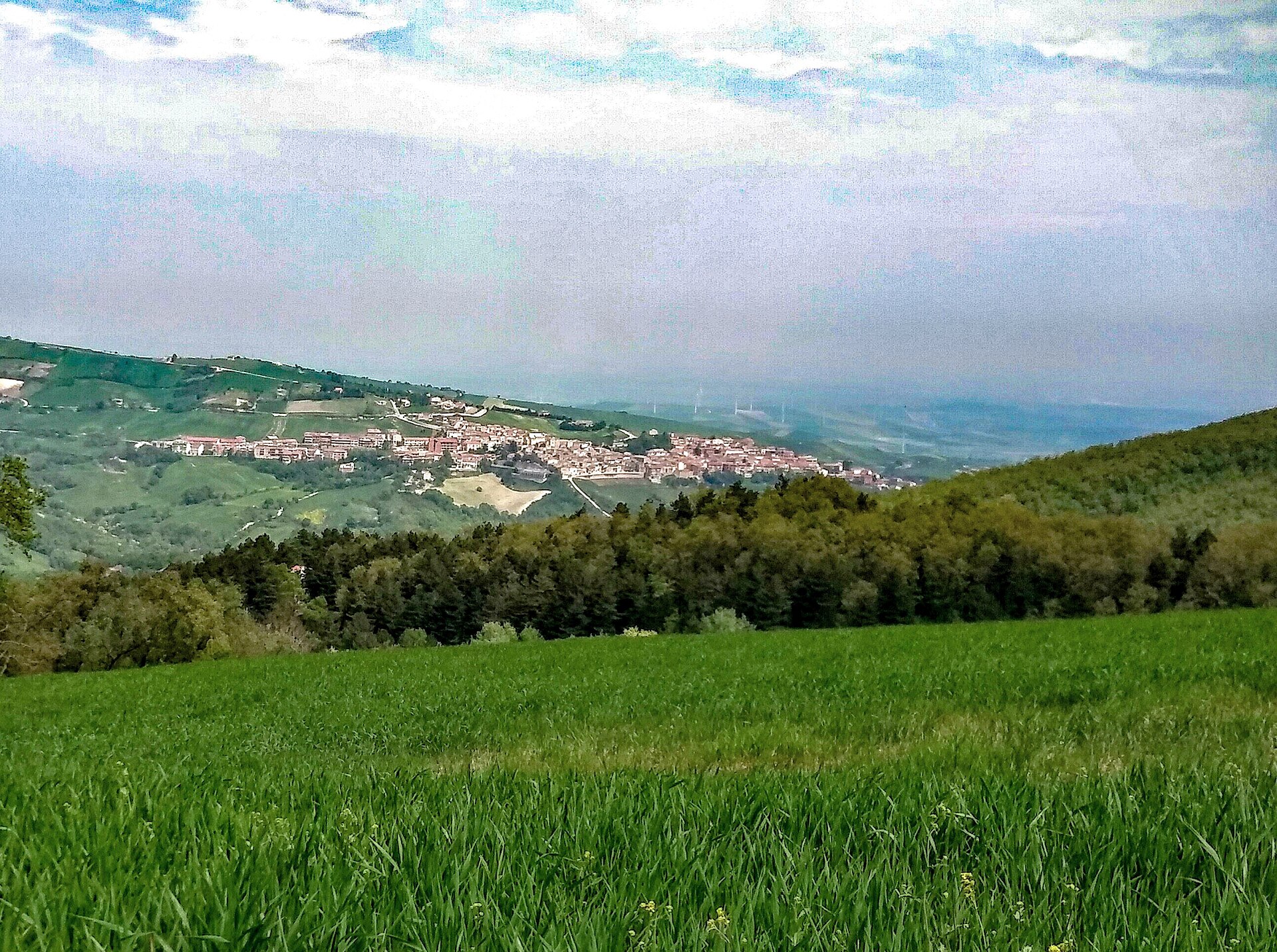 Veduta di Castelluccio Valmaggiore